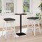 Costway 29" Bar Stool Wooden Chair Set of 1/2/3/4 with Contoured Backrest Swivel Padded Seat White